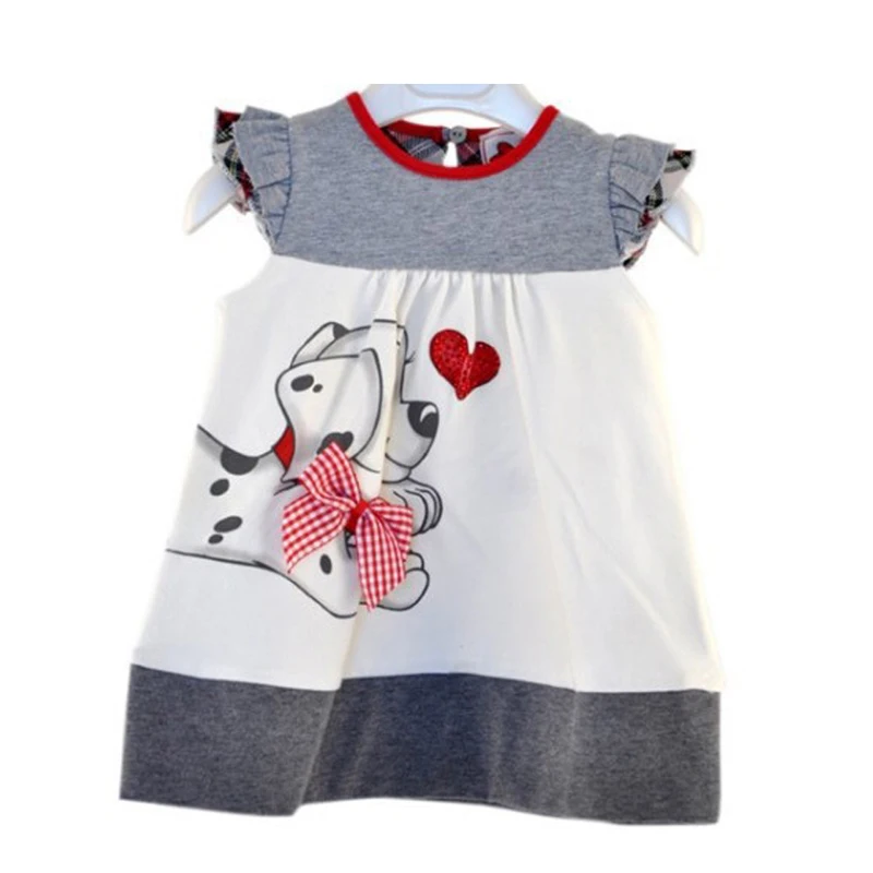

Baby Girls Toddlers A-Line Dress Girls Kids One-pieces Dress Clothe baby girls dress dog print cute clothing for girls