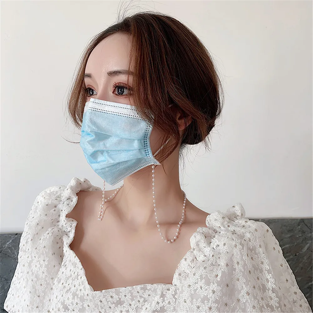 

Fashion Pearl Glasses Chain Eyeglass Cord Sunglasses Cord Retainer Holder Eyewear Lanyard Neck Strap Rope Mask Cord Holder