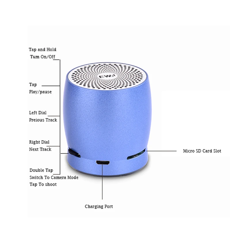 Портативная Bluetooth Колонка EWA A1 TWS mp3-плеер Беспроводная колонка для