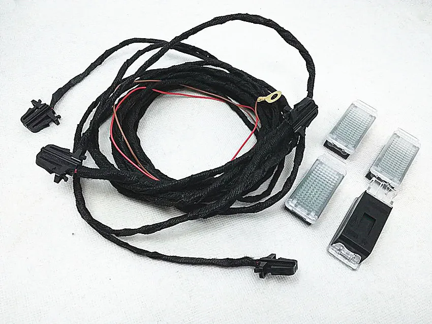 Оригинальный светодиодный светильник Footwell для Golf 6 7 Jeta MK5 MK6 Tiguan Passat B7 B8 5GG 947 409