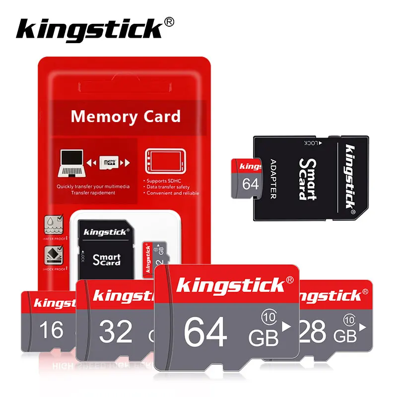 

With free adapter Micro sd card 32GB 16GB 8GB Flash mini SD Memory Card 64 GB 128GB Microsd TF card Class10 cartao de memoria