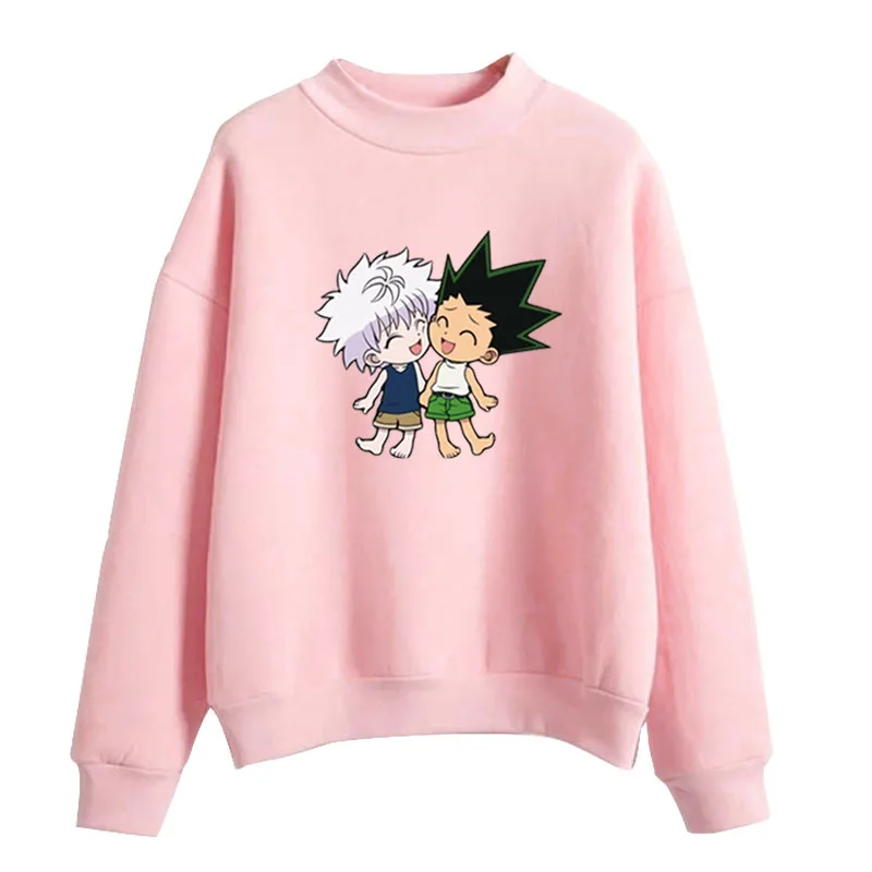 Повседневный осенний кавайный трендовый Мужской пуловер Hunter в стиле аниме с