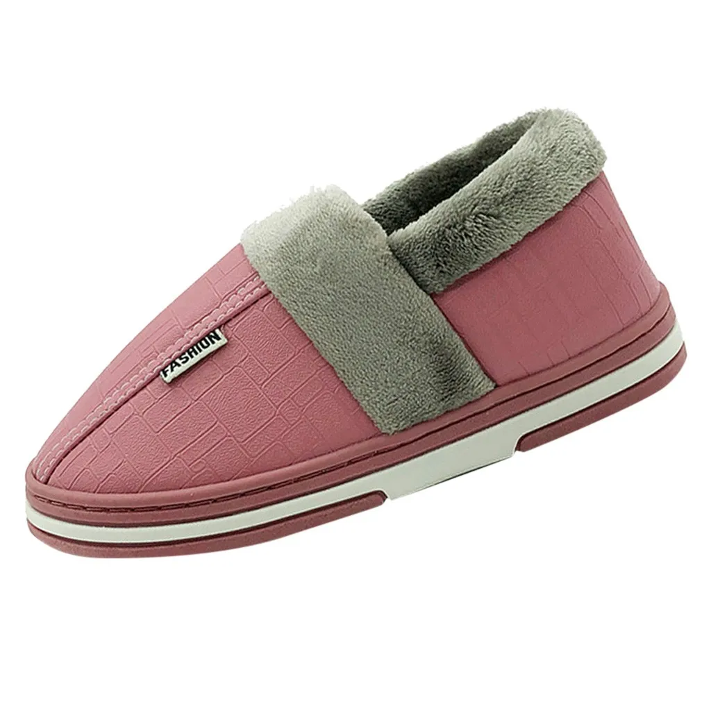 Зимние ботинки с плюшевой стелькой красного цвета зимние парные хлопковые