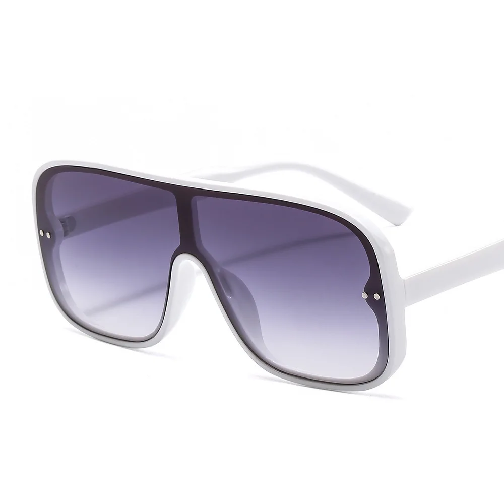 

Sunglasses New Large Square Siamese Sun Glasses Wild Personality Glasses Trend Ladies Outdoor