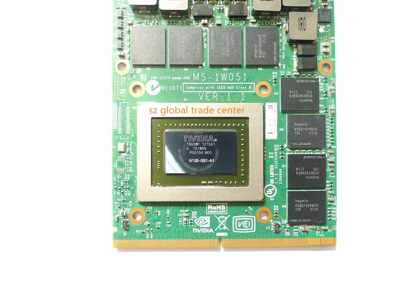 GTX675M GTX 675M 2G N13E GS1 A1 модуль графической карты для Clevo X511 X711 X7200 X8100 P150HM P170HM P150EM P150SM|module