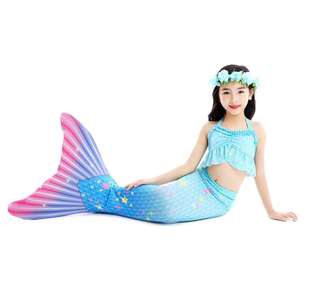 Женский купальный костюм хвост русалки черный пляжный для косплея | Тематическая