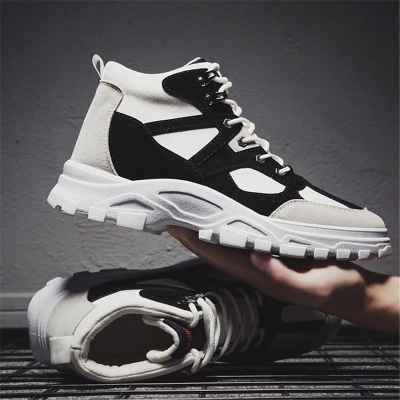 Men Boots Winter Unisex Fashion High Top Sneakers Spring Autumn Casual Shoes Snow Combat Ankle Boot Army Men's |