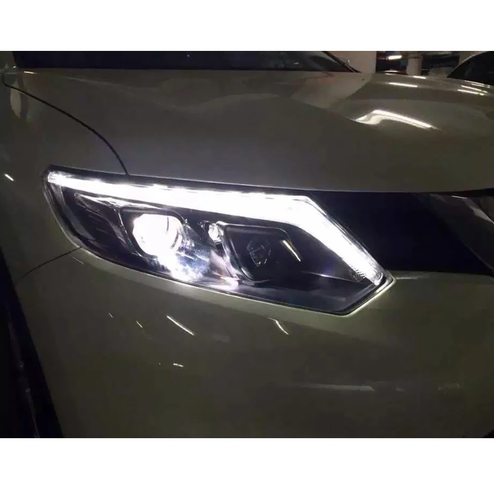 Автомобильные светодиодсветодиодный фары для Nissan X-Trail 2014 2015 2016 XTrail передняя фара