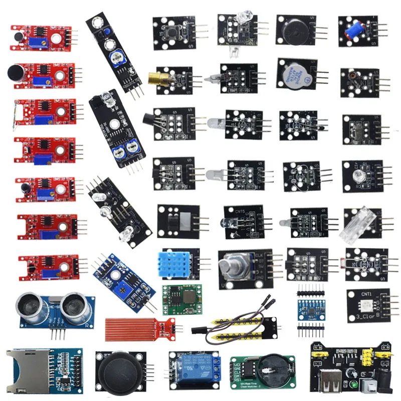 45 в 1 модуль датчиков стартовый набор для Arduino UNO R3 MEGA2560 с коробкой|Защита экрана| |