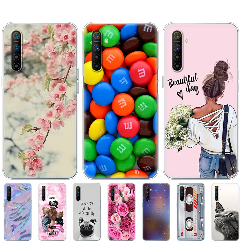 Чехол для Realme XT etui RMX1921 мягкая задняя крышка телефона из ТПУ OPPO RealmeXT силиконовая