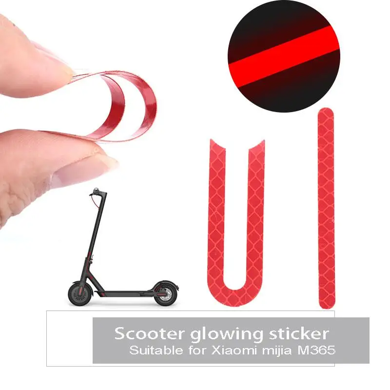 Светоотражающая наклейка для скутера s прочная портативная красная уличная