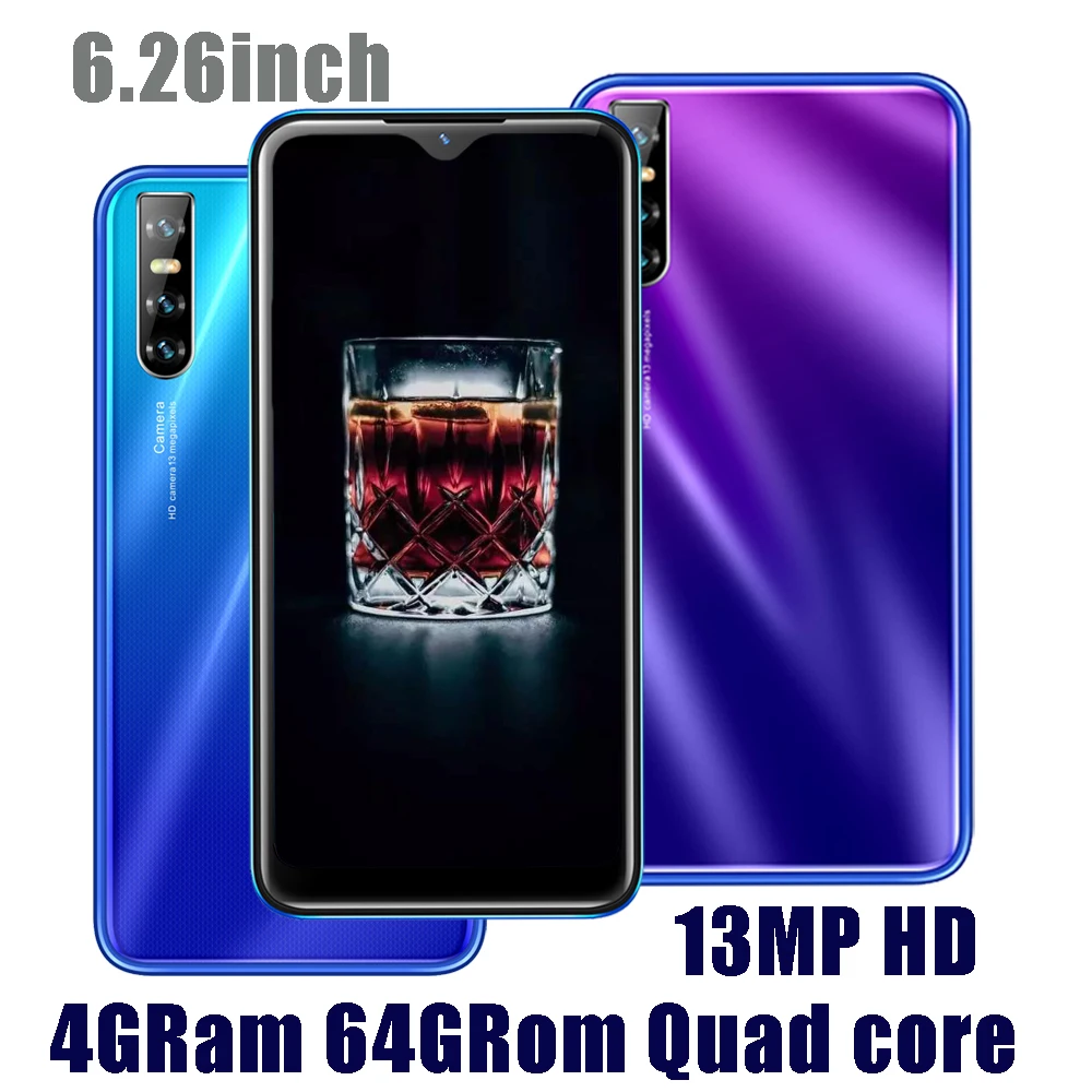 

Original M21 Mobile Phone 4G RAM 64G ROM 6.26 inch Water Drop Android Smartphones 13MP Face ID Recognition Unlocked Cell Phones