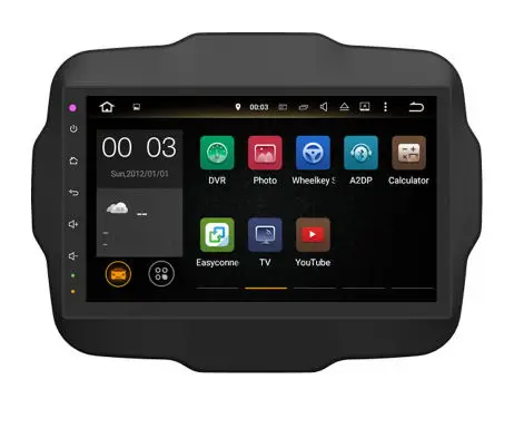 10 1 дюймов Android 8 0 6 Автомобильный dvd-плеер GPS или android 7 для JEEP Renegade 2015-Восьмиядерный