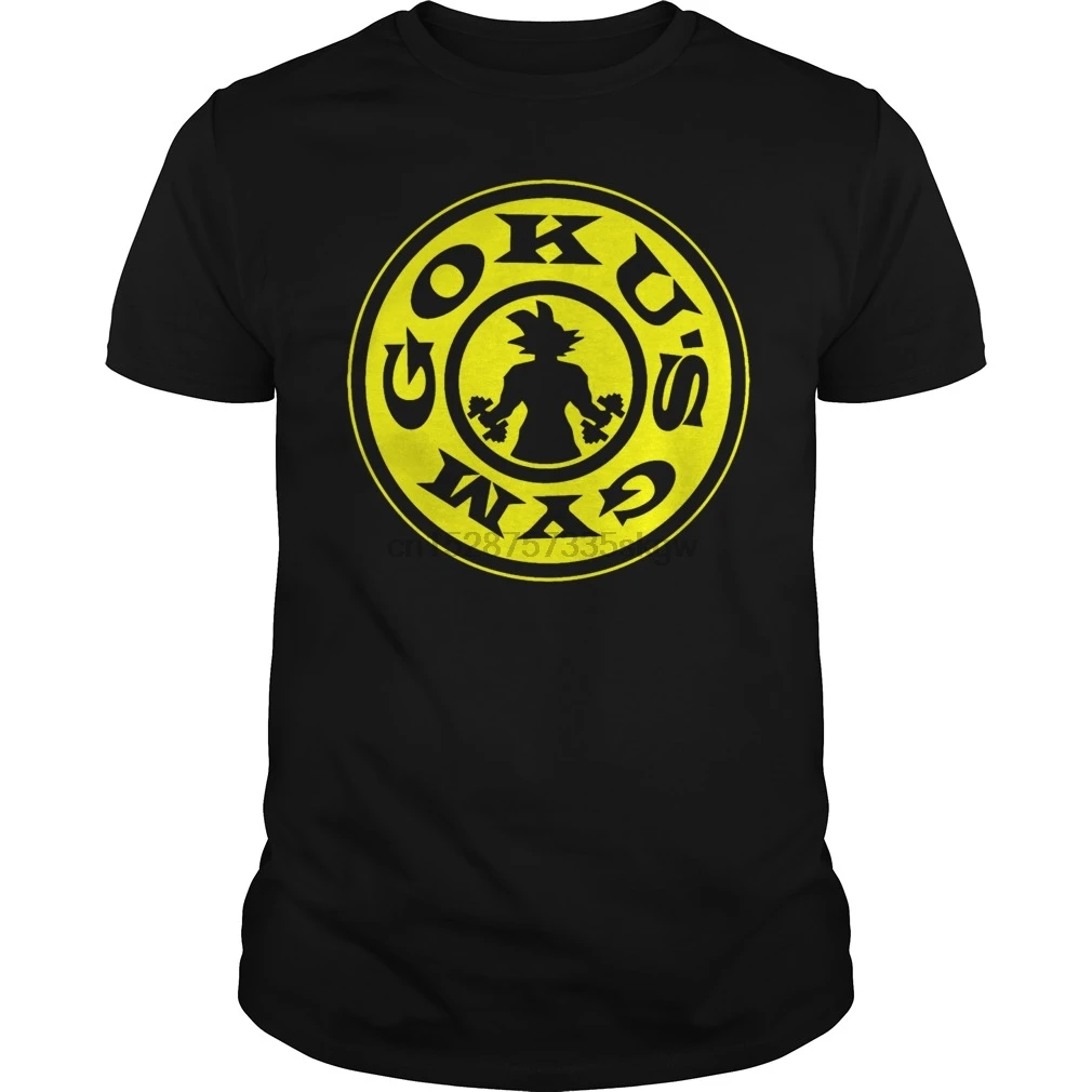 Мужская футболка goku gym T Shirt (2) крутая с принтом Футболки|Мужские футболки| |