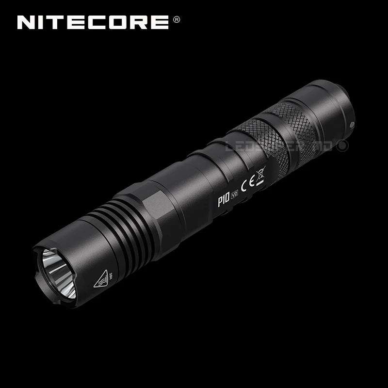NITECORE-luz estroboscópica LED, lámpara de 2. ª generación, P10, V2, CREE, XP-L2, V6™Linterna táctica ultracompacta, 1100 lúmenes