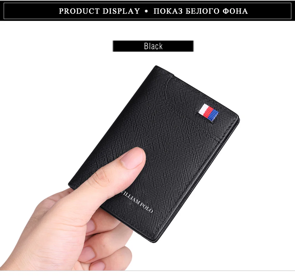 

Card Holder Male Leather Vertical Ultra-Thin Card Holder Business Card Holder Holder Drivers License Leather short Wallet