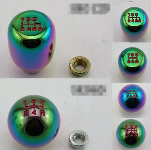 5 6 скоростей многоцветная ручная алюминиевая ручка переключения передач для BMW