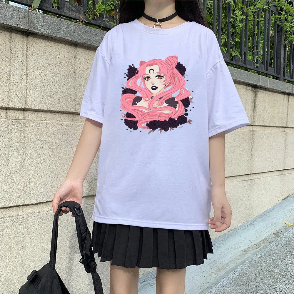 

Japan Anime T-Shirt Women Aesthetic Unisex Short-sleeved T-shirts Streetwear Vintage Shirt Clothes Punk T Shirt