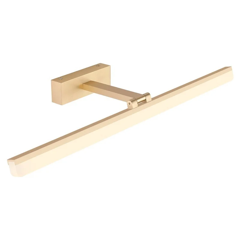 

Moisture-proof Mirror Cabinet Lamp Golden Bathroom Mirror Front Light Bedroom Cosmestic Lighting 9W 40CM
