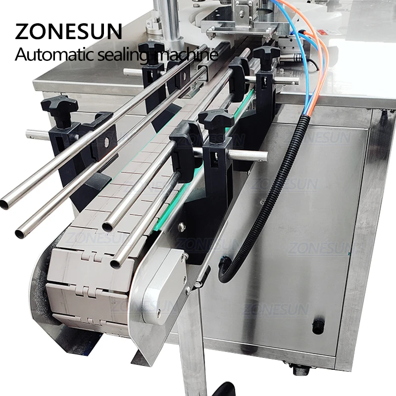 ZONESUN 110 В/220 В автоматическая электрическая машина для запечатывания консервных