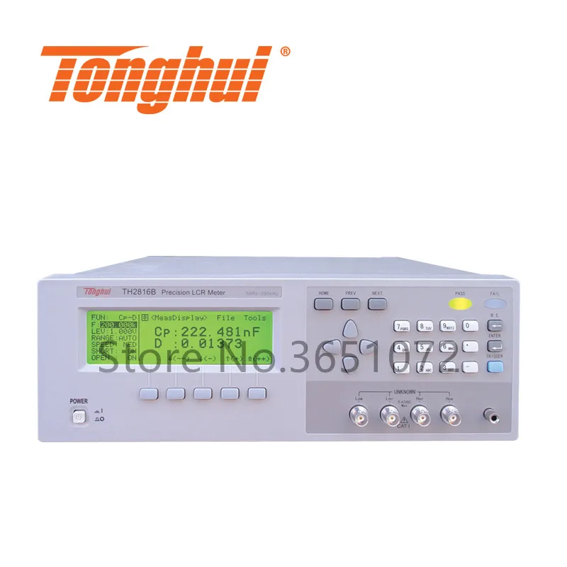 

TH2816B RLC метр с 50 Гц-200 кГц Цифровой LCR метр 37 частотных точек