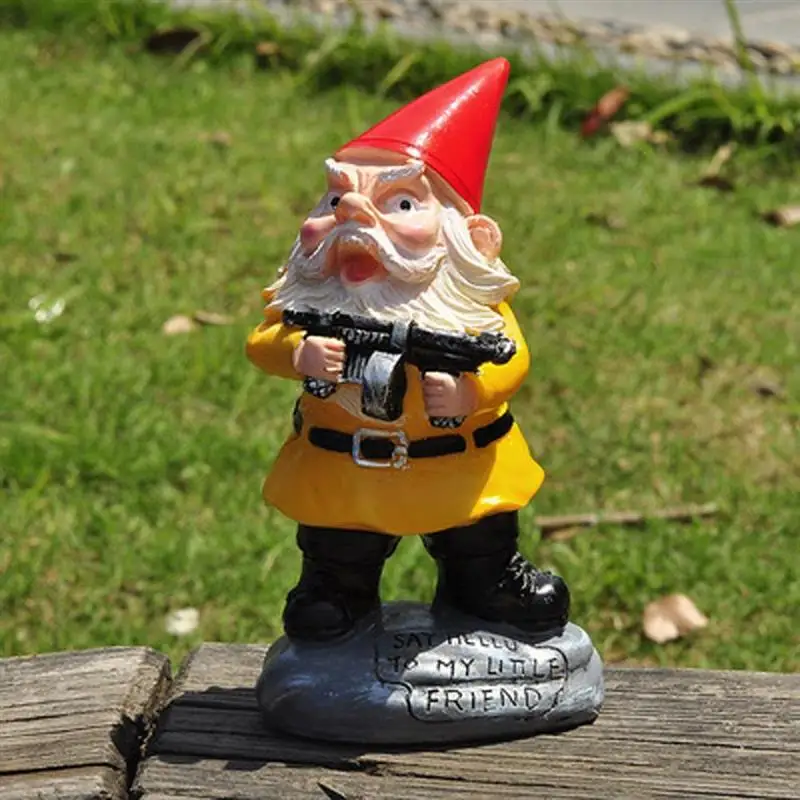

3D Old Man Fairy Naughty Gnome Garden Resin Decorations Statue Ornaments Outdoor Landscape Miniature Gardening Decorations