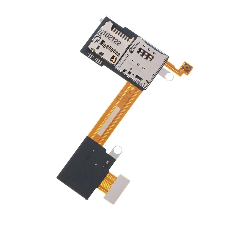 Держатель слота для Sim-карты TF гибкий кабель sony Xperia M2 S50H D2303 D2305 D2306 S06 21 Прямая