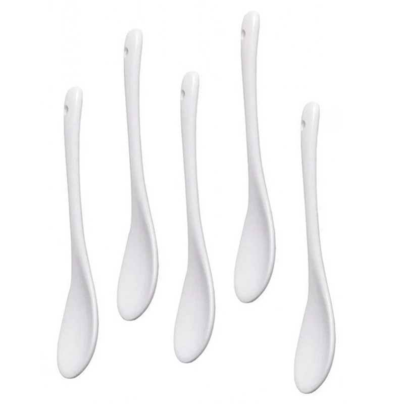 

LBER Set of 5 Ceramic Spoon Teaspoon Spoon Jam Honey