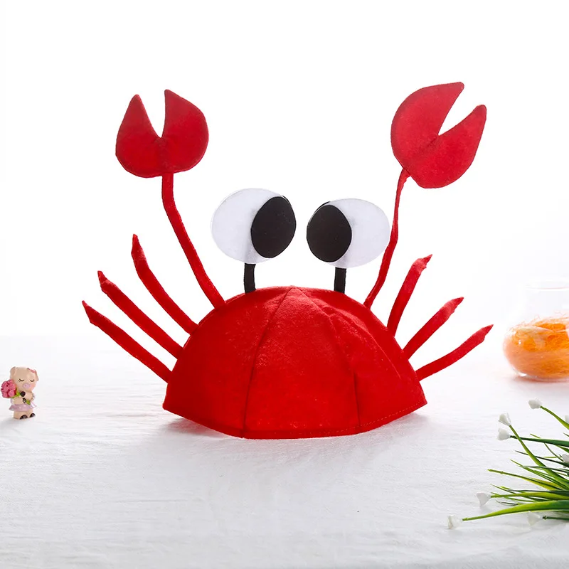 Детская и взрослая мультяшная шляпа в виде свиньи кролика лобстера краба