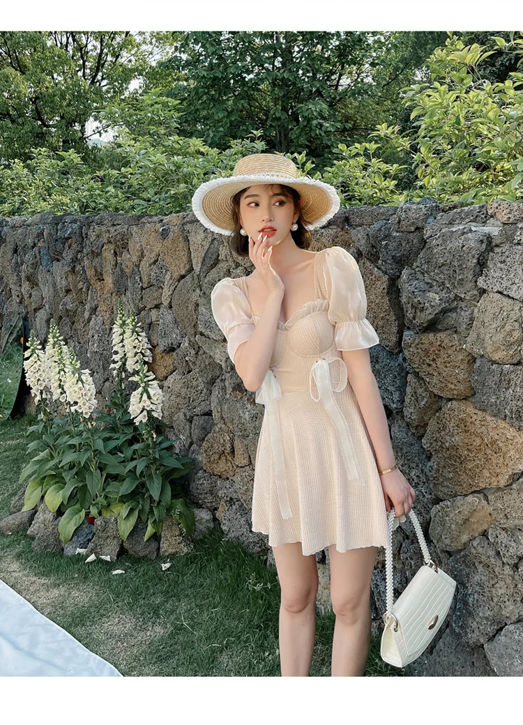 Летние костюмы для плавания платье Triquinis Badpak одежда подростков женское цельное