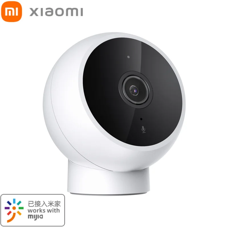 

Xiaomi Mi домашняя камера безопасности 2K двусторонняя связь инфракрасное ночное видение движение смарт-камера работает с приложением Mijia управ...