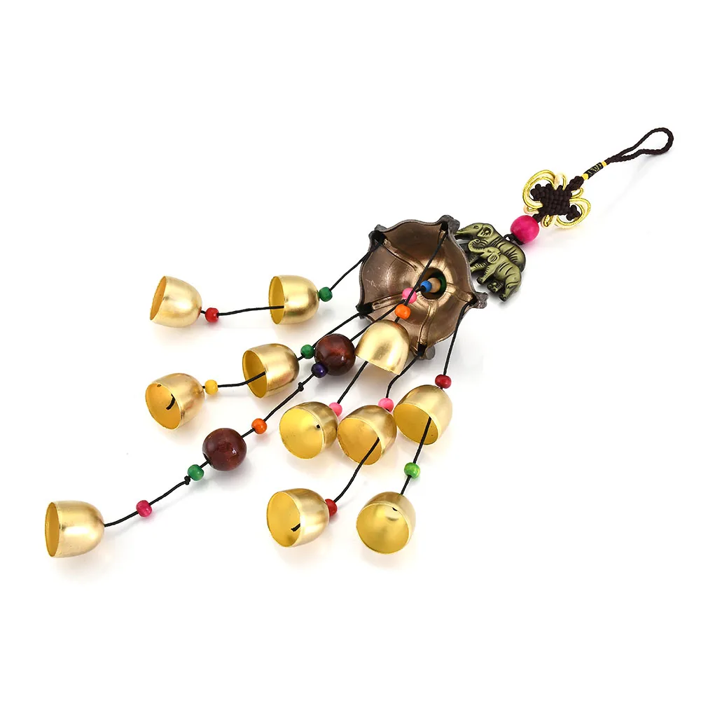 

1Pc Antique Wind Chime Copper Yard Garden Outdoor Living Decor Metal Wind Chimes Outdoor Chinese Oriental Lucky Metal Wind Chime