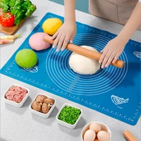 large silicone mat kitchen kneading dough baking mat cooking cake pastry non stick rolling dough pads tools sheet accessories