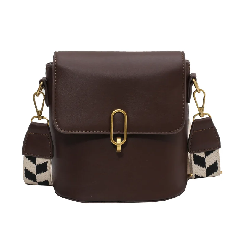 

Texture retro small autumn and winter new fashion Joker slung net red Korean bucket bag