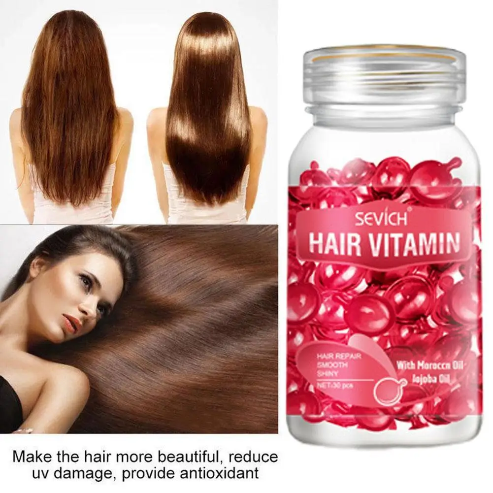 1 шт. Кератиновый комплекс масло для ухода за волосами Витаминная капсула набор