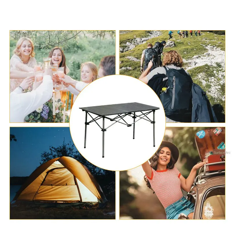 Поставка обычные уличные портативный складной стол и стул кемпинг алюминиевый