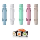 Устройство для суши, роликовый кухонный гаджет, японская форма для риса, суши, Базука, инструмент для прокатки овощей, мяса, машинка сделай сам для суши, 5 цветов