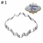 Форма для Сладкого печенья, резак для зубного налета, рама для печенья сделай сам, овальная прямоугольная квадратная форма, модная нержавеющая форма для печенья