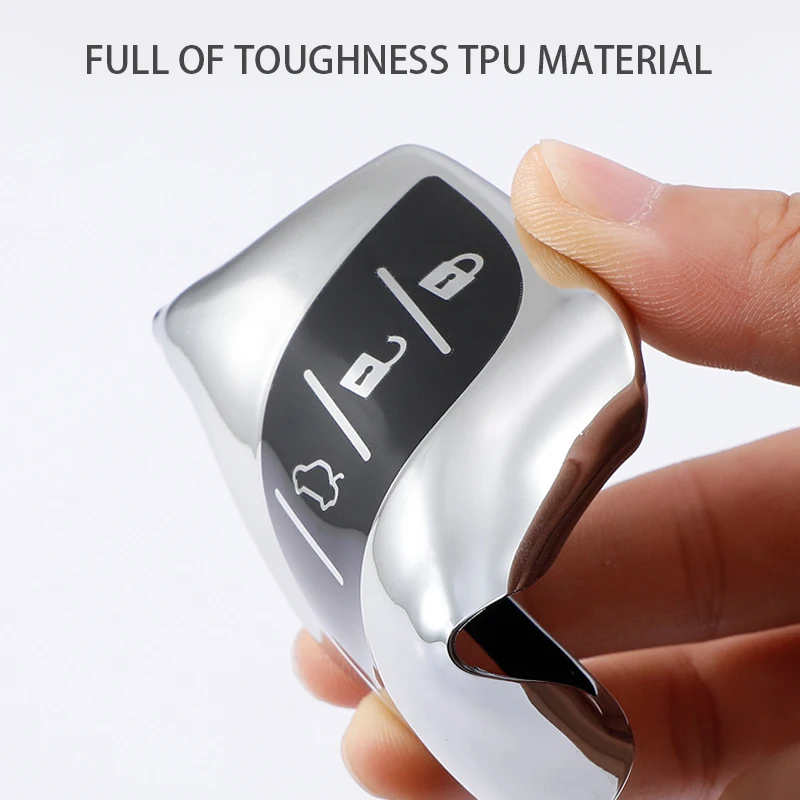 Чехол для автомобильного ключа из мягкого ТПУ с 3 кнопками чехол Lexus UX200 UX250h ES200 ES300h