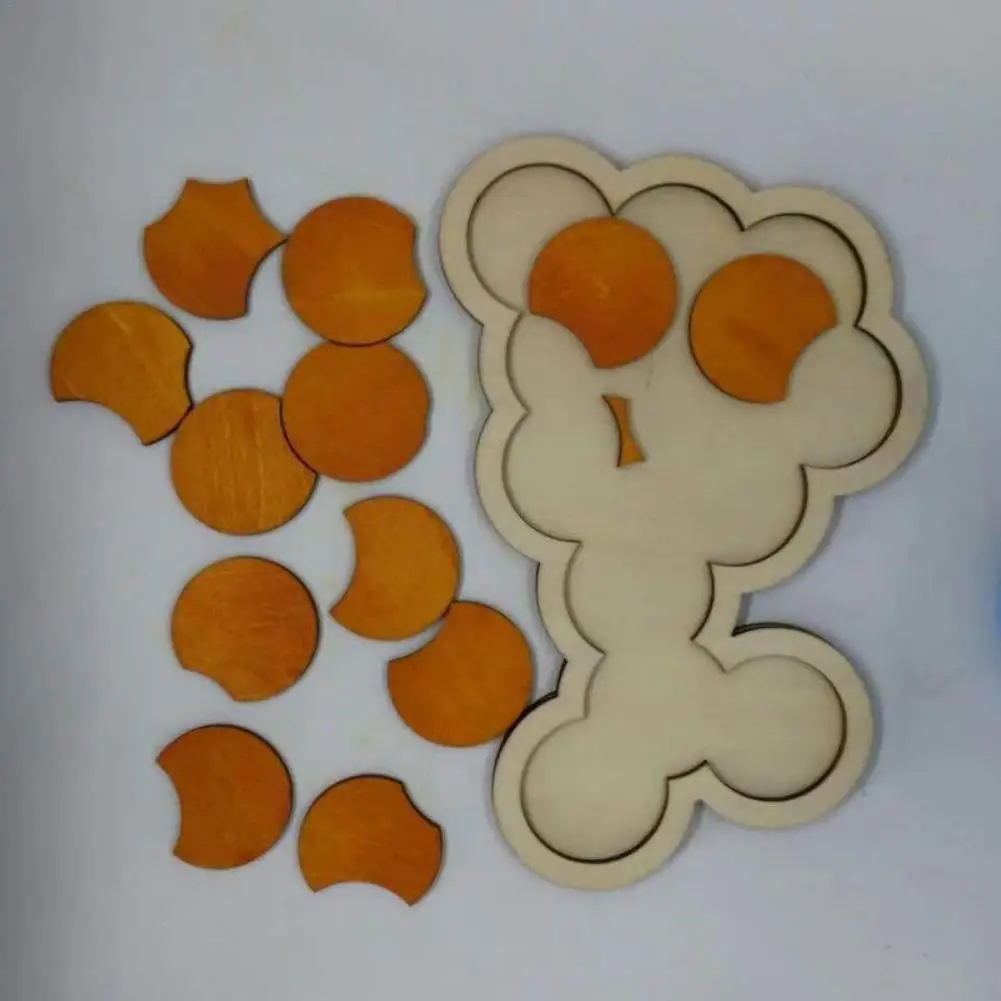 

Wooden Puzzle Montessori Geometric Puzzle Game For Kids Adults Preschool Learning Educational Game Baby Toddler Toys For Kids