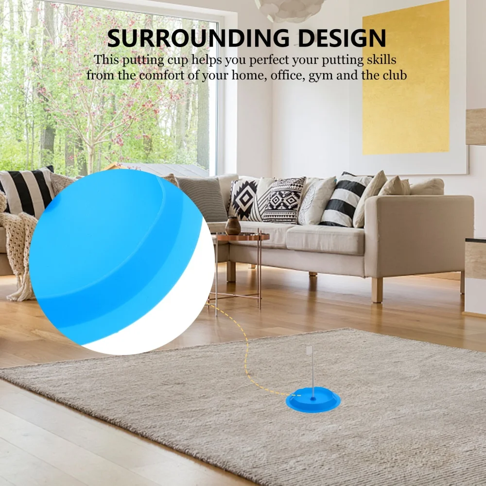 

All-Direction Putting Cup Silicone Practice Putter Hole for Indoor Outdoor