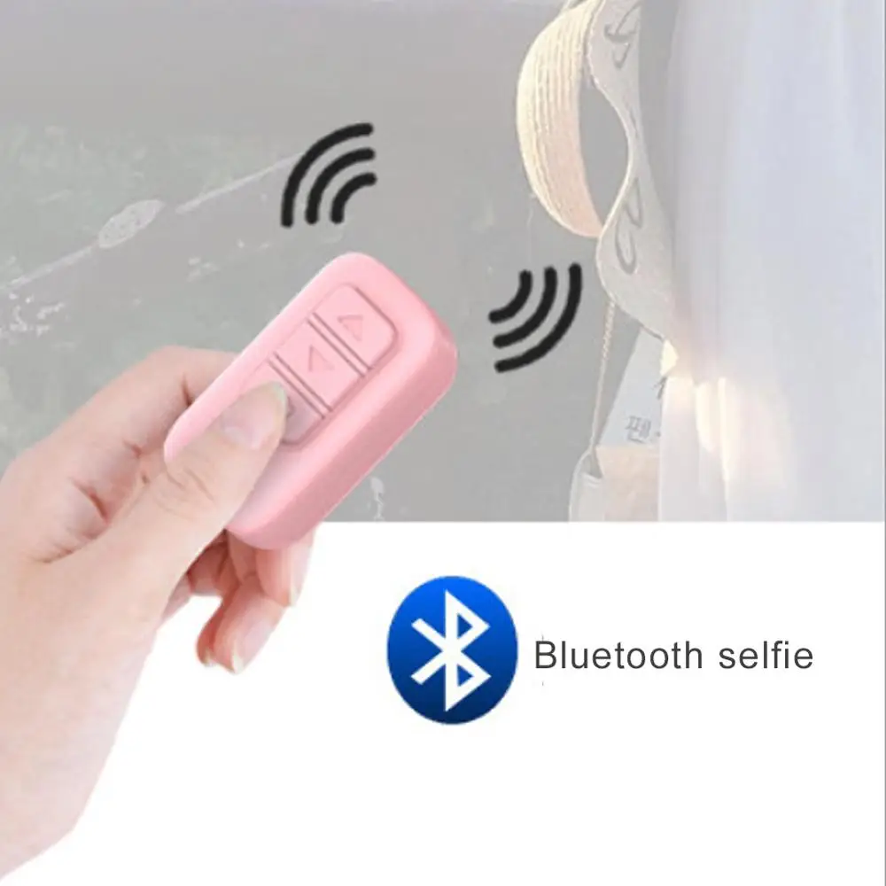 Bluetooth-compatible Remote Control Button Wireless Controller Self-Timer Camera Stick Shutter Release Selfie for ios Android |