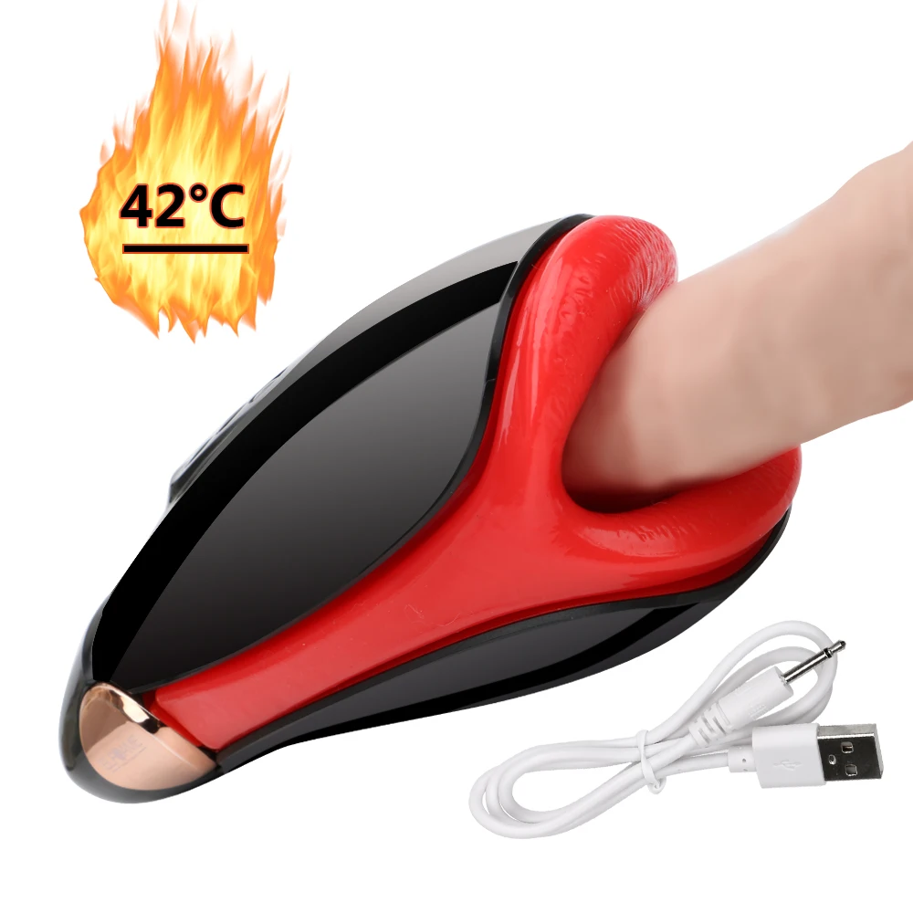 Автоматический мастурбатор Глубокая глотка минет нагрев сосущая машина