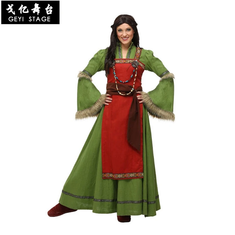 Готическое средневековое платье косплей карнавал Хэллоуин костюм для женщин