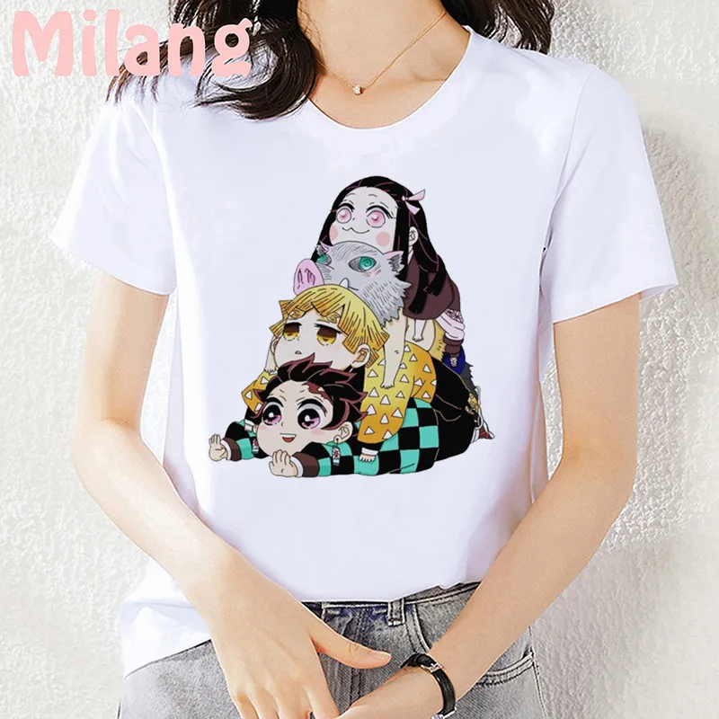 Женская футболка с коротким рукавом летняя из полиэстера изображением японского