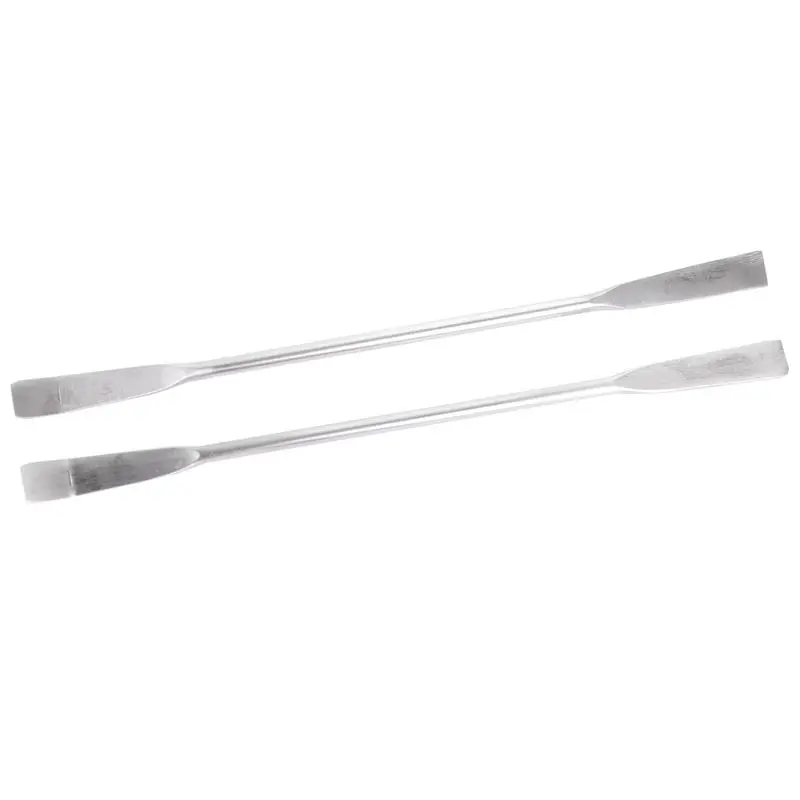 

2Pcs 125mm Length Double Head Lab Instruments Stainless Steel Sampling Spatula