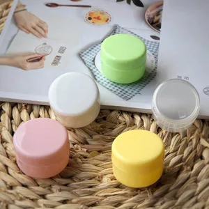 10 шт. 10 г20 г50 г портативные пустые полипропиленовые дорожные косметические банки контейнеры для макияжа флаконы для крема для лица Контейнеры для образцов гелевых масок коробка