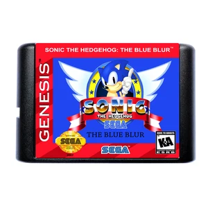 Игровая карта Sonic Blue Blur 16 Bit MD для Sega Mega Drive, для Genesis