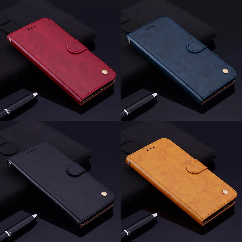 Чехол для Redmi Note 7 Pro кожаный флип-чехол Xiaomi xiomi 4X 5X A1 6 чехол-бумажник с подставкой