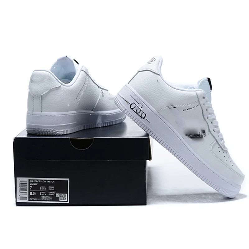 

Hot Sale Authentic Classic Air 1 Low Sketch for Men Women Blue Style Sneakers Skate Shoes Size New From 2021